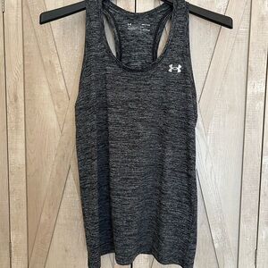 Under Armour Women's Heathered black/Dark grey Tank Top